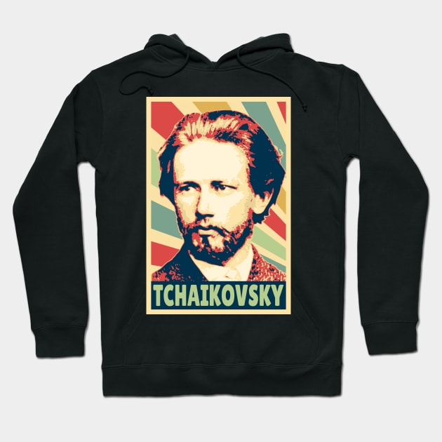 Tchaikovsky Vintage Colors Hoodie by Nerd_art